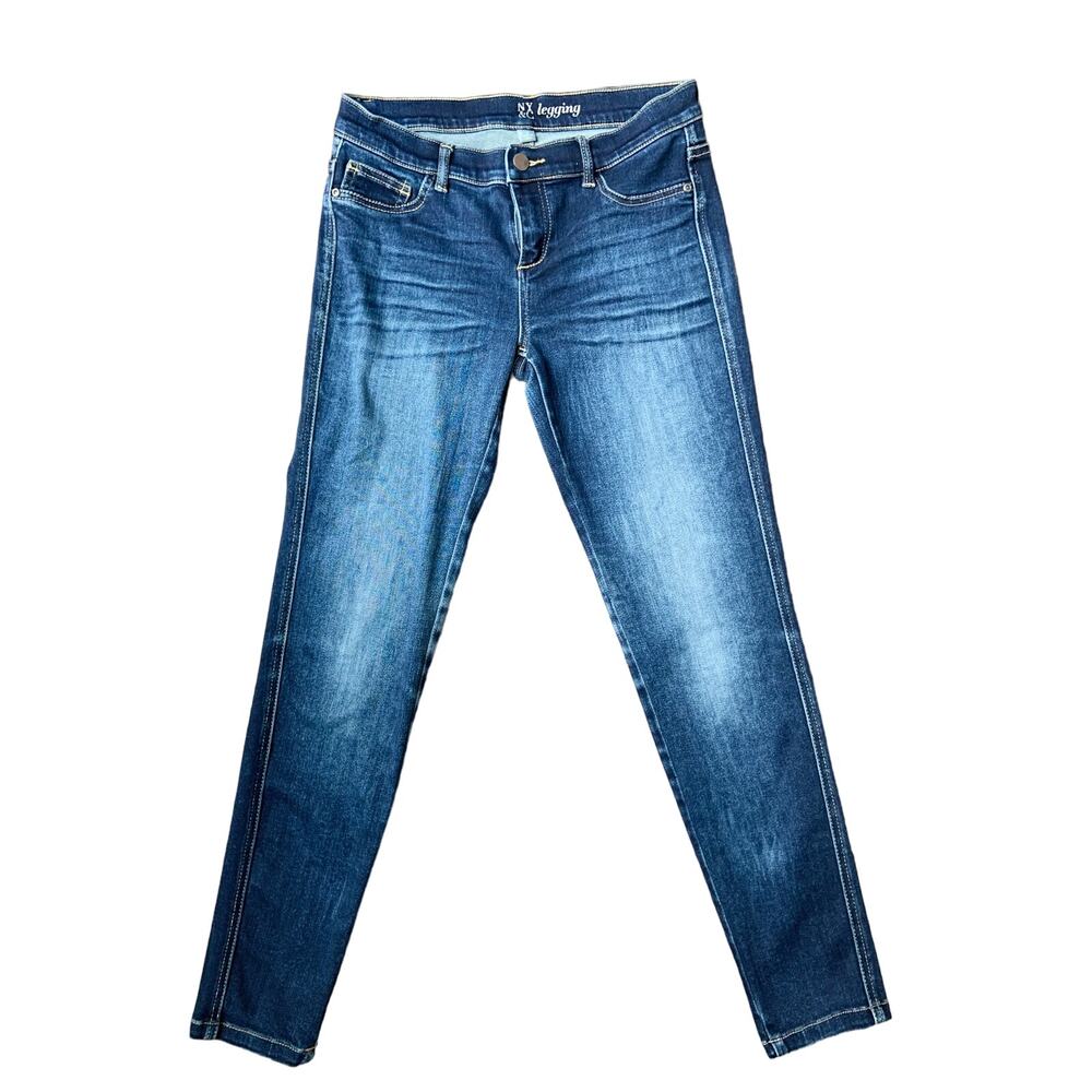 New York & Company Cotton Denim Skinny Legging Jeans Women's Size 6